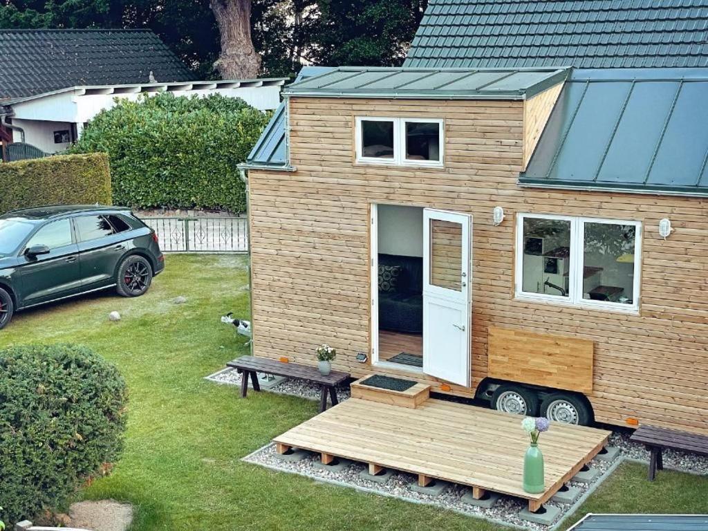 Tiny House Fleesensee Mit Eigenem Garten Und Nur Wenige Meter Vom Seeufer Göhren-Lebbin المظهر الخارجي الصورة